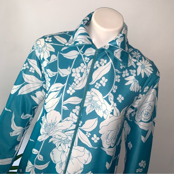 v i n t a g e :: Fantastic Floral Maxi House Dress Robe Caftan Mumu - Picture 10 of 13